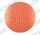 Pill GG  217 Orange Round is Amitriptyline and perphenazine