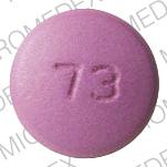 Amitriptyline hydrochloride and perphenazine 50 mg / 4 mg MYLAN 73 Back
