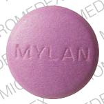 Amitriptyline hydrochloride and perphenazine 50 mg / 4 mg MYLAN 73 Front