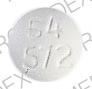 Pill 54 572 White Round is Phenobarbital