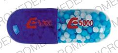 Pill E5000 E5000 Blue Capsule-shape is Phentermine Hydrochloride