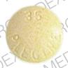 Pill 35 PLEGINE Yellow Round is Plegine