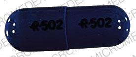 Pill 4502 Blue Capsule-shape is Prazosin Hydrochloride