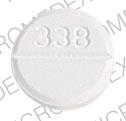 Pill 338 R White Round is PredniSONE