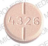 Pill 4326 RUGBY Orange Round is Prednisone