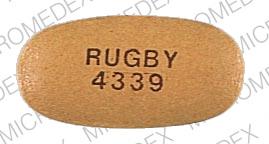 Pill RUGBY 4339 Yellow Oval is Prenatal 1 plus 1