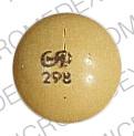 Pill LOGO 298 Brown Round is Estinyl