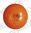 Pill Logo 119 Orange Round is Etrafon-A