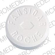 Pill FANSIDAR ROCHE White Round is Fansidar