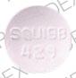 Florinef acetate 0.1 mg SQUIBB 429 Front