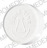 Pill SCHERING logo 496 White Round is Fulvicin U/F