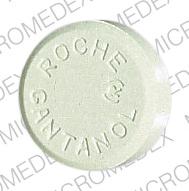 Pill ROCHE GANTANOL Green Round is Gantanol