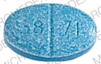 Pill 38 71 RUGBY Blue Oval is Guiatex LA