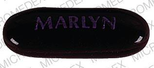 Pill MARLYN Purple Oval is Hep-forte