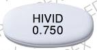 Hivid 0.75 mg ROCHE HIVID 0.750