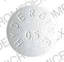 Pill HYDERGINE 0.5 is Hydergine 0.5 MG