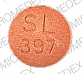 Pill SL 397 Orange Round is Hydralazine Hydrochloride