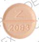 Hydrochlorothiazide 25 mg Z 2083 Front