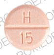 Pill H 15 LL Pink Round is Hydrochlorothiazide