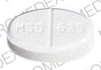 Pill MSD 625 White Oval is Hydrocortone