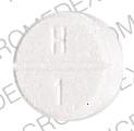 Pill H 1 LL White Round is Hydromox