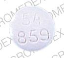 Pill 54 859 White Round is Aminophylline