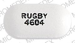 Pill RUGBY 4604 White Oval is Ibuprofen