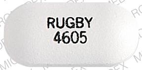 Pill RUGBY 4605 White Oval is Ibuprofen