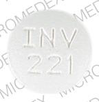 Pill INV 221 White Round is Ibuprofen