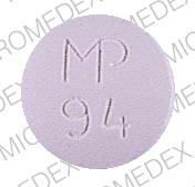 Pill MP  94 White Round is Ibuprofen