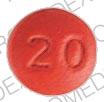 Pill 20 BL Orange Round is Imipramine Hydrochloride