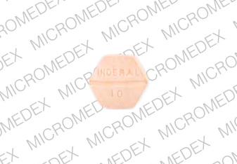 Pill INDERAL 10 I is Inderal 10 mg