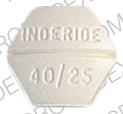 Pill INDERIDE 40/25 I is Inderide 25 mg / 40 mg