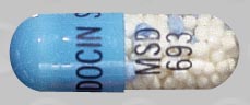 Pill INDOCIN SR MSD 693 Blue Capsule/Oblong is Indocin SR