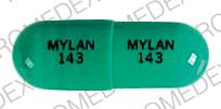 Indomethacin 25 mg MYLAN 143 MYLAN 143 Front