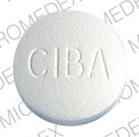 Pill 103 CIBA White Round is Ismelin