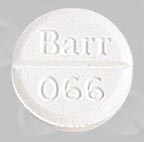 Pill Barr 066 White Round is Isoniazid