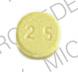 Pill 2.5 W Yellow Round is Isordil