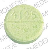 Pill 4125 WYETH Yellow Round is Isordil tembids