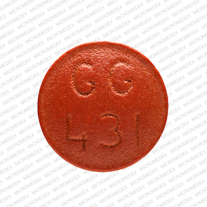 Amitriptyline hydrochloride 50 mg GG 431 Front