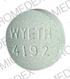 Isordil titradose 40 mg WYETH 4192 Front