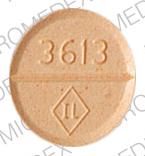 Isosorbide dinitrate extended release 40 mg 3613 IL Front