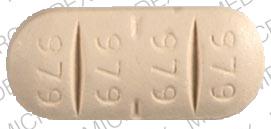 Pill 979 979 979 979 BARR Tan Oval is Mylocel