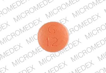 Pill G12 Orange Round is Reminyl