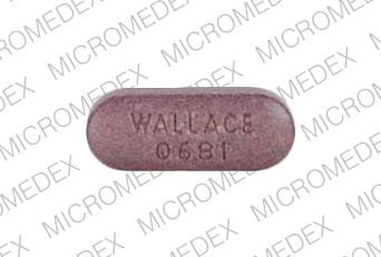 Pill WALLACE 0681 Purple Elliptical/Oval is Tussi-12
