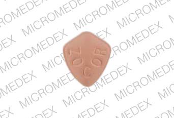 Pill ZOCOR MSD 740 Orange U-shape is Zocor