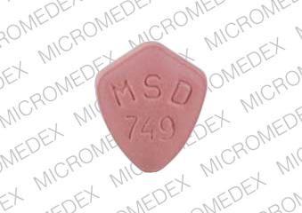 Zocor 40 mg ZOCOR MSD 749 Back