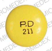 Pill P.D 211 Yellow Round is Choledyl