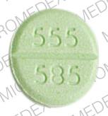 Chlorzoxazone 500 mg barr 555 585 Front