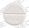 Clonidine hydrochloride 0.2 mg MYLAN 186 Front